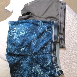 Under Armour High Wasted Spandex Shorts